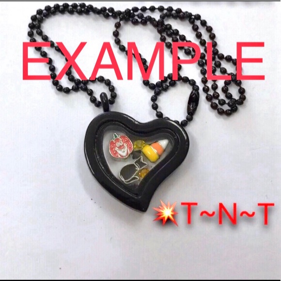 BL-#1.   Basic heart floating story lockets - Picture 7 of 10